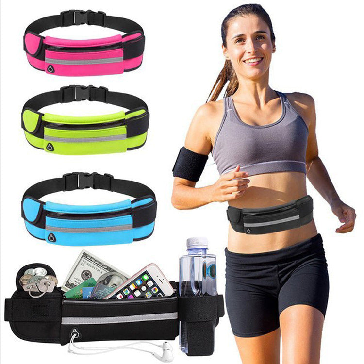 Fitness Waist Bag With Pocket Slim Running Jogging Belt